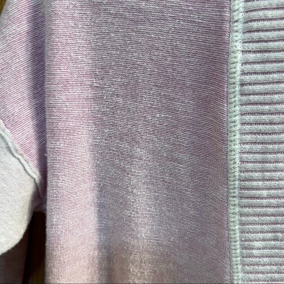 Eddie Bauer Half Zip Pink Wash Cardigan w/ Pockets Size Small - Picture 6 of 9